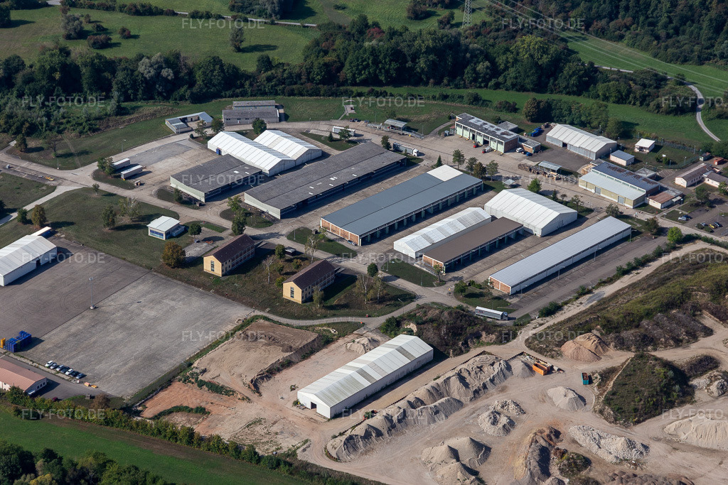 Luftbild: ehemalige Salmkaserne in Philippsburg im Bundesland Baden-Württemberg in Deutschland. Foto: IMG_122832.jpg vom 11.09.2020 durch Werner Riehm/FLY-FOTO.de