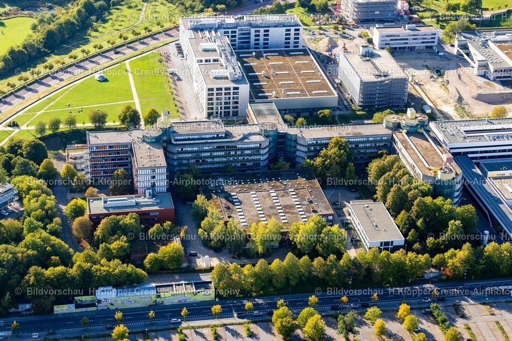 Lufbilder Aachen-6230 | Gebäudeensembles Campus der Universität " RWTH Aachen " an der Straße Worringerweg in Aachen im Bundesland Nordrhein-Westfalen, Deutschland - Realisiert mit Pictrs.com