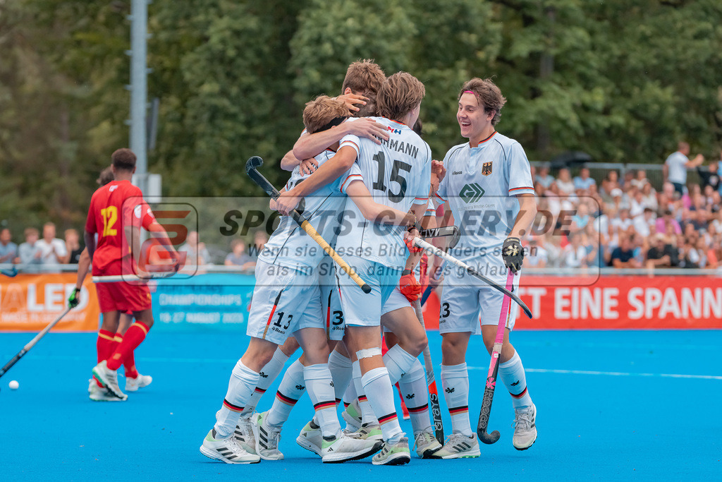 HK_20230715_102460 | Euro Hockey MU18 SF2 Spain vs Germany Championship Girls & Boys am 15.7.2023 CHTC , Krefeld ,