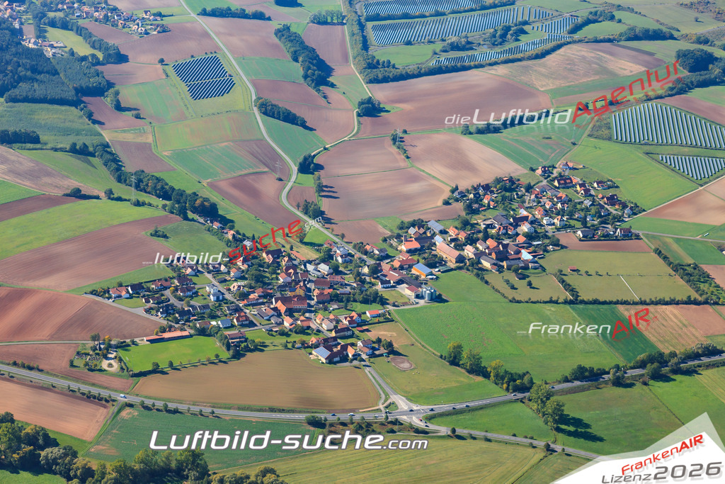 Luftbild von Heubach Ebern - Luftaufnahme wurde 2015 von https://frankenair.de mittels Flugzeug (keine Drohne) erstellt - die Geschenkidee
