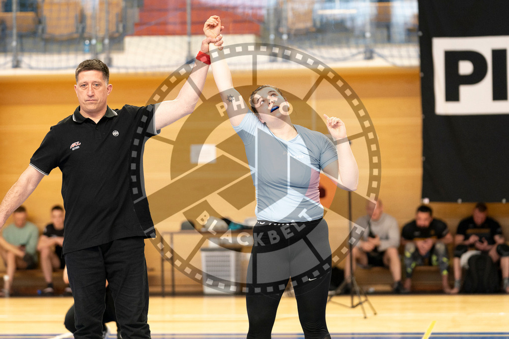 20240316PBB0896 | Athletes compete during the ADCC Eastern European Open grappling Competition in Poznan, Poland, on March 16, 2024.