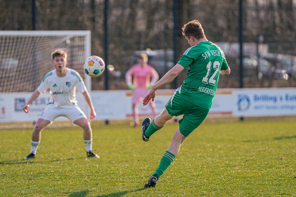 Fußball I Herren I Saison 2025-2026 I Landesliga Weser-Ems I 20. Spieltag I SFN Vechta - SV GW Mühlen I 15.03.20260020 | jns.sportfotos - Realisiert mit Pictrs.com