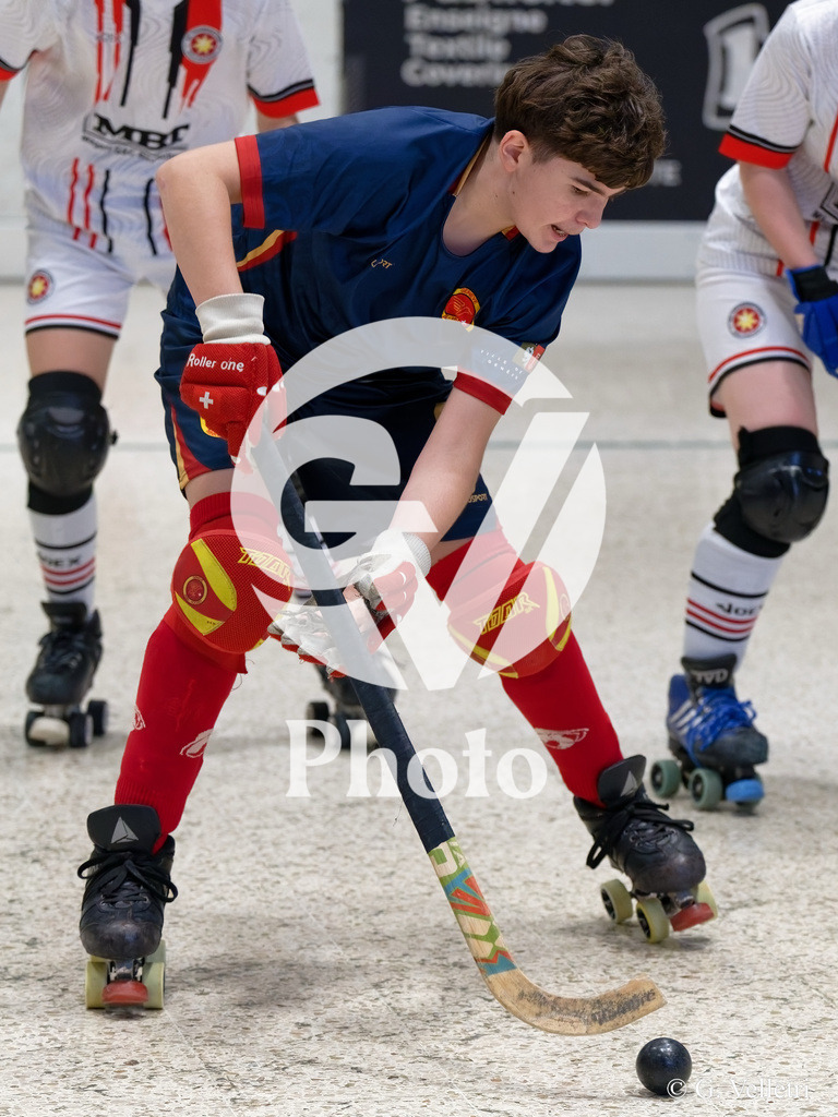 U17  - SC Thunerstern  v Geneve RHC A  |  during the U17  match between SC Thunerstern  and Geneve RHC A  at Centre sportif de la queue d'arve in Geneve, Switzerland