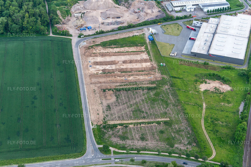 Erschliessung Gewerbegebiet Große Ahlmühle | Luftbild: Erschliessung Gewerbegebiet Große Ahlmühle in Rohrbach im Bundesland Rheinland-Pfalz in Deutschland. Foto: IMG_127023.jpg vom 02.06.2021 durch ©2025 Werner Riehm fly-foto.de/copyright - Realisiert mit Pictrs.com