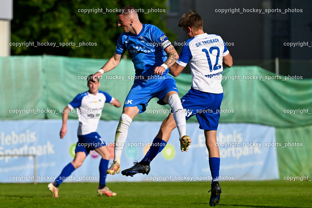 SAK vs. SK Treibach | #24 Zoran Vukovic SAK, #12 Tristan Noel Stocklauser Böck SK Treibach, SAK vs. SK Treibach, SAK vs. SK Treibach am 29.05.2024 in Klagenfurt (Sportpark Welzenegg), Austria, (Photo by Bernd Stefan)