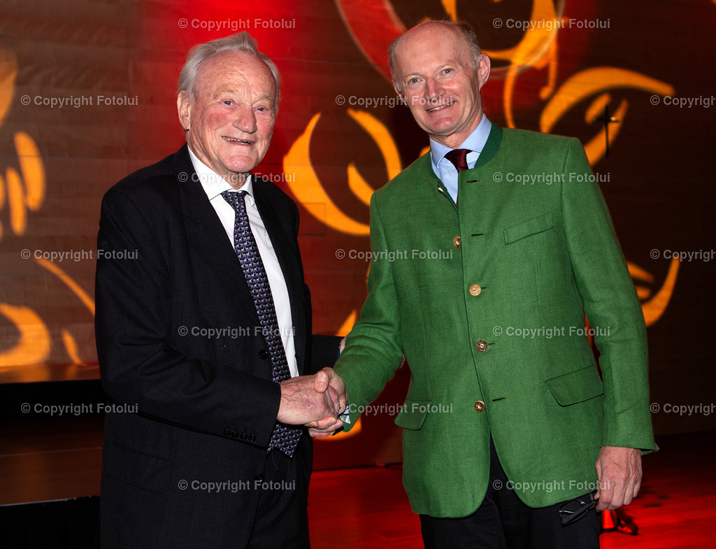 A_LUI_2305202202_03 | 90. GEBURTSTAG DR.BELL OBERBANK LINZ 23.05.2022 IM BILD:  DR FRANZ GASSELSBERGER UND DR.HERMANN BELL FOTO:OBERBANK/FOTOLUI