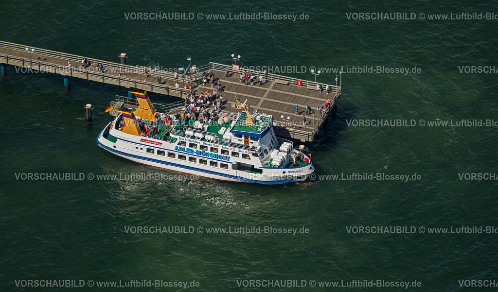 Ruegen12083304Binz | Luftbild, Strand und Anleger von Binz,  Binz, Insel Rügen, Mecklenburg-Vorpommern, Deutschland, Europa