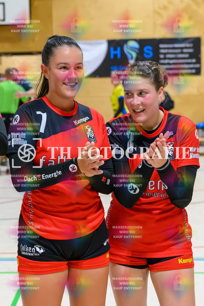 GER, SG Maulburg/Steinen - SV Allensbach 2, Handball, Suedbadenliga, 2. Spieltag, Saison 2023/2024, 14.10.2023 | Lena Marie Hlawarschek (SG Maulburg/Steinen, #07), Celina Schick (SG Maulburg/Steinen, #08)

GER, SG Maulburg/Steinen - SV Allensbach 2, Handball, Suedbadenliga, 2. Spieltag, Saison 2023/2024, 14.10.2023

Foto: TH Fotografie/Thomas Hess