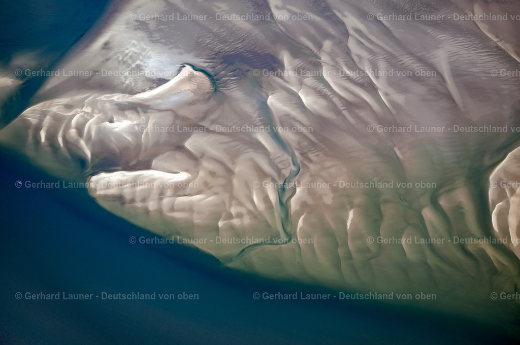 3801722 | Wattstrukturen zw. Syltund Föhr, Nationalpark Schleswig-Holsteinisches Wattenmeer