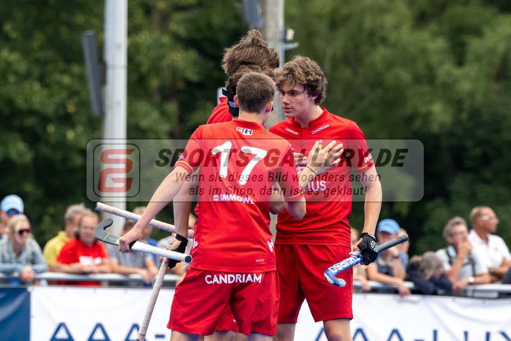 SFE_20230716_0322 | EuroHockey EM U18 Boys Final Belgium vs Germany am 16.07.2023 in Krefeld (Gerd-Wellen-Hockeyanlage), Photo: Stephan Fehrmann 2023 (Sports-Gallery)