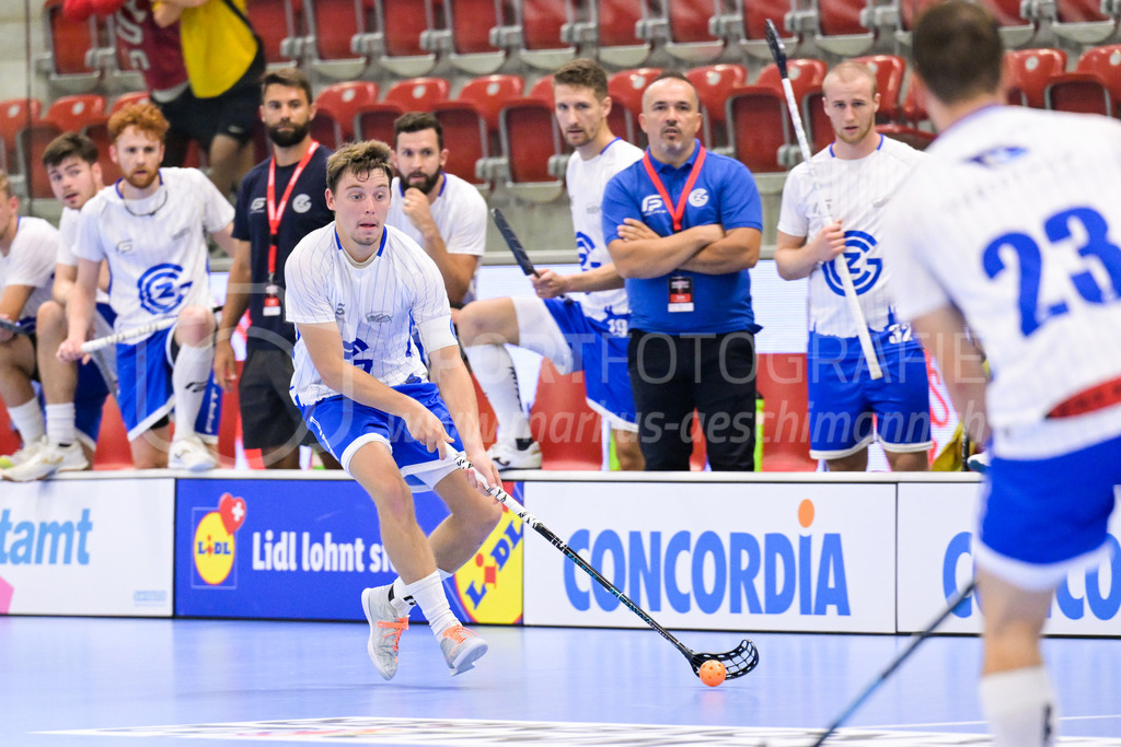 GC Unihockey vs HC Rychenberg - 27. August 2022 | GC Unihockey vs HC Rychenberg
AXA Arena, Winterthur
Joel Rüegger (#95 GC Unihockey)
Bild: Sportfotografie Markus Aeschimann | www.markus-aeschimann.ch - Realisiert mit Pictrs.com