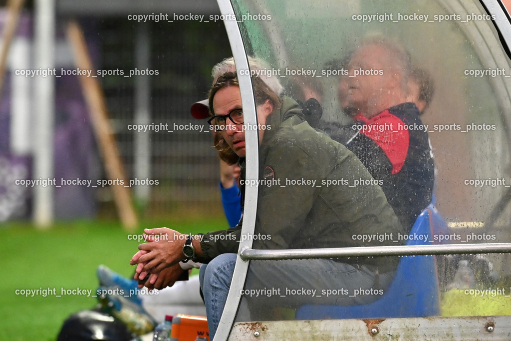 SAK vs. SV Donau  | Headcoach SAK Richard Huber, SAK vs. SV Donau , SAK vs. SV Donau  am 27.09.2024 in Klagenfurt (Sportpark Welzenegg), Austria, (Photo by Bernd Stefan)