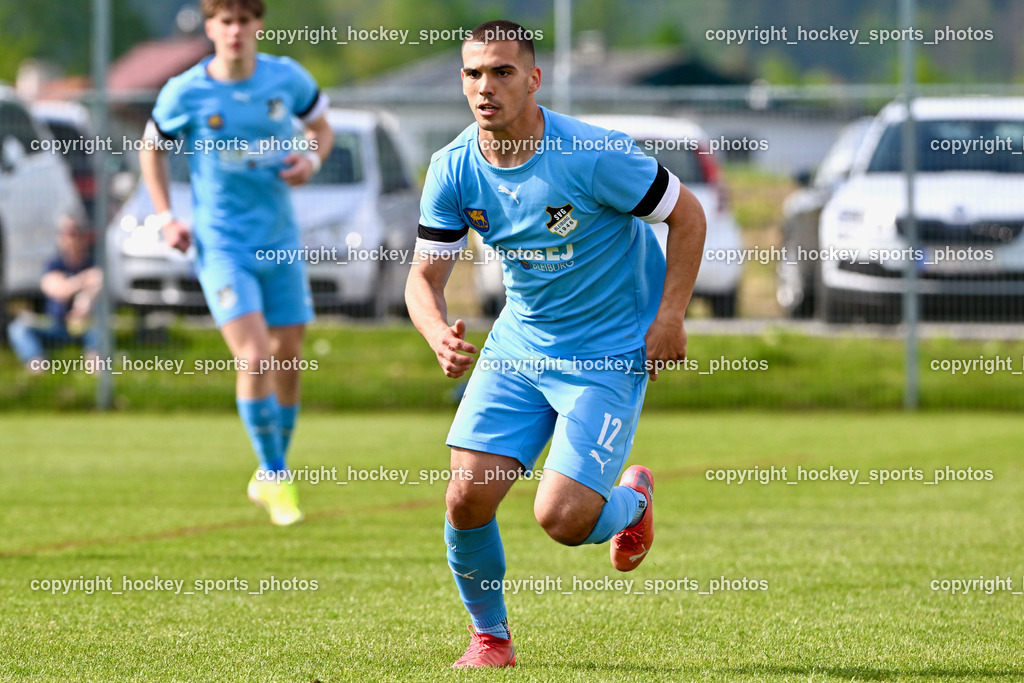 SC Landskron vs. SVG Bleiburg | #12 Lazar Gacic SVG Bleiburg, SC Landskron vs. SVG Bleiburg, SC Landskron vs. SVG Bleiburg am 28.04.2024 in Villach (Sportzentrum Landskron), Austria, (Photo by Bernd Stefan)