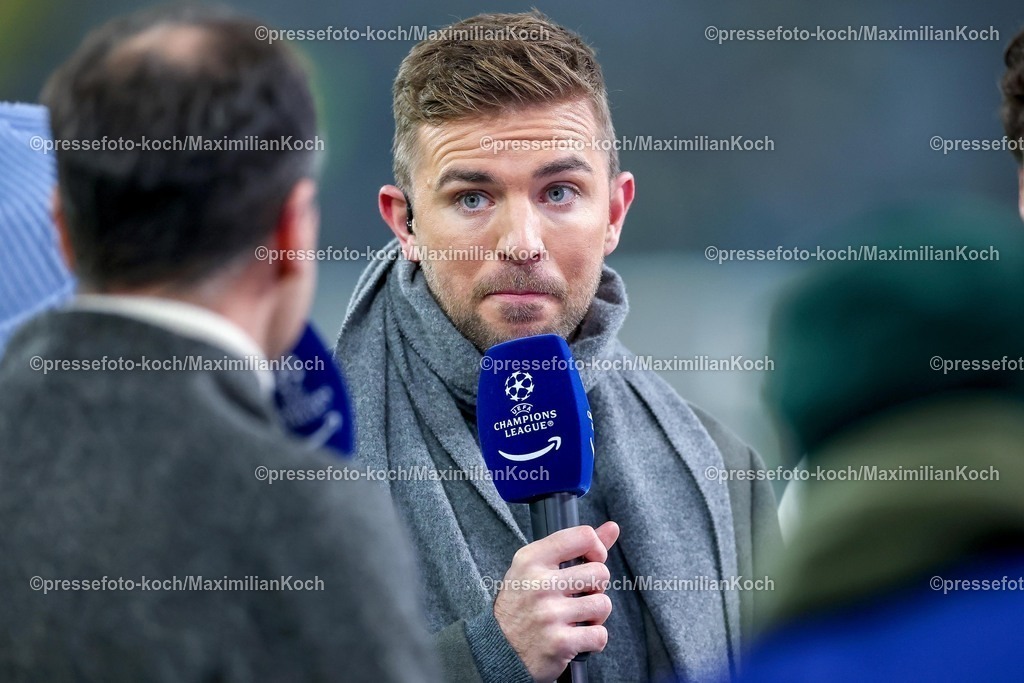 UCL25112501006 | 25.11.2025, Fußball, UEFA Champions League, Borussia Dortmund - FC Villarreal, BVB Stadion, 5. Spieltag, Saison 2025 2026: Moderator Experte Christoph Kramer Regulations prohibit any use of photographs as image sequences and or quasi-video.