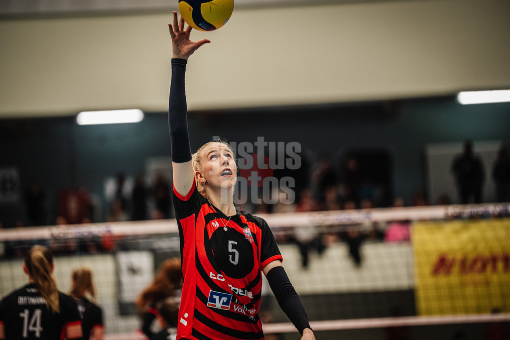 Volleyball | Frauen | Saison 2025/2026 | Volleyball Bundesliga | ETV Hamburger Volksbank Volleys vs. VC Wiesbaden | 14.03.2026 | Anna Hartig (#5, ETV Hamburger Volksbank Volleys)