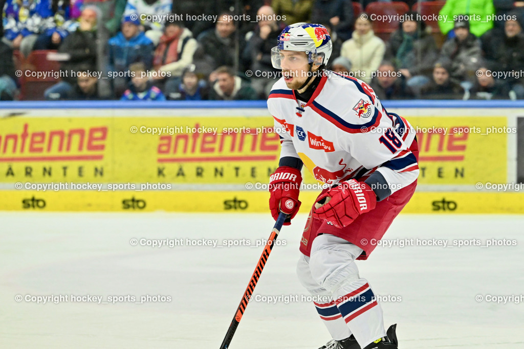 EC IDM WÄRMEPUMPEN VSV vs. EC Red Bull Salzburg | #18 Stapelfeldt Paul EC Redbull Salzburg, EC IDM WÄRMEPUMPEN VSV vs. EC Red Bull Salzburg, EC IDM WÄRMEPUMPEN VSV vs. EC Red Bull Salzburg am 17.01.2025 in Villach (Stadthalle Villach), Austria, (Photo by Bernd Stefan)