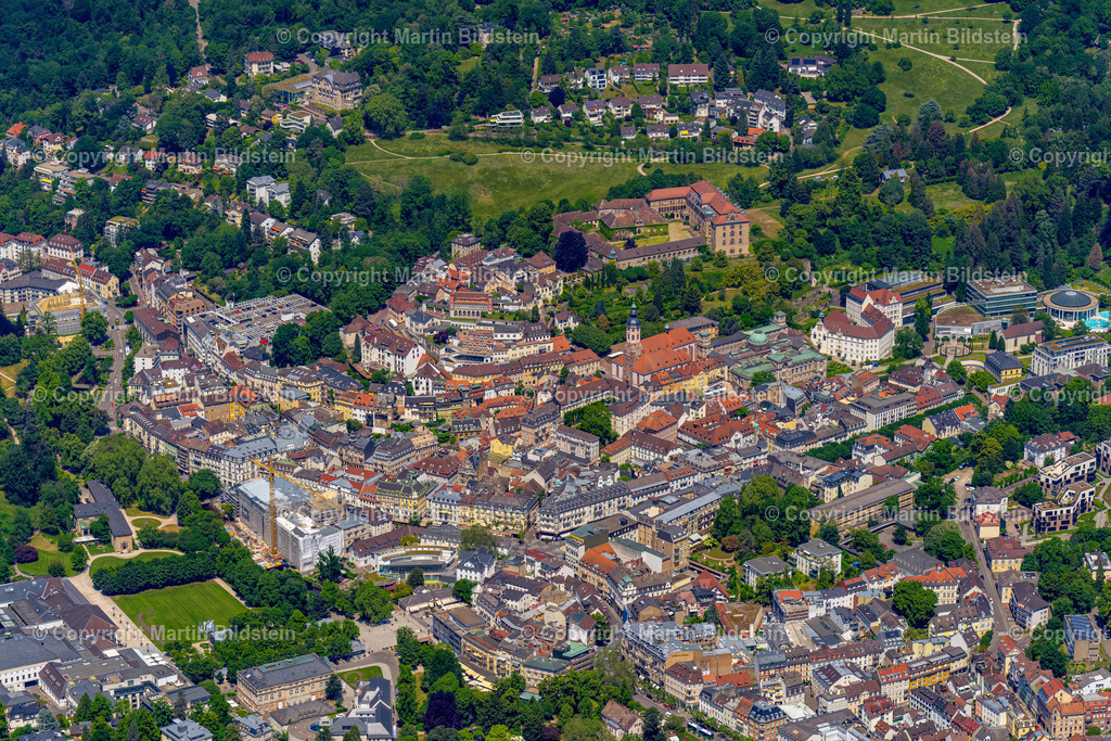 Baden-Baden-5 | Bilder Fotos Luftbilder Luftaufnahmen Deutschland Süden Westen Schwarzwald Baden Württemberg  