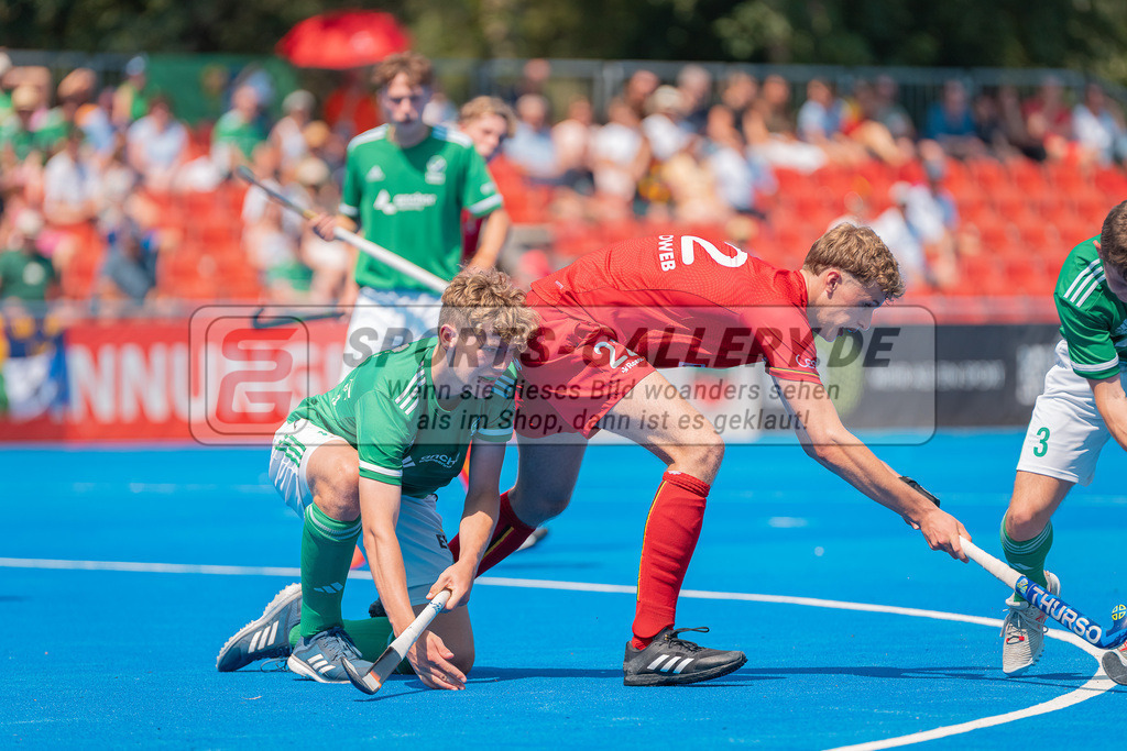 HK_20230709_100125 | Euro Hockey MU18 Belgium - Ireland Championship Girls &amp; Boys am 9.7.2023 CHTC , Krefeld ,