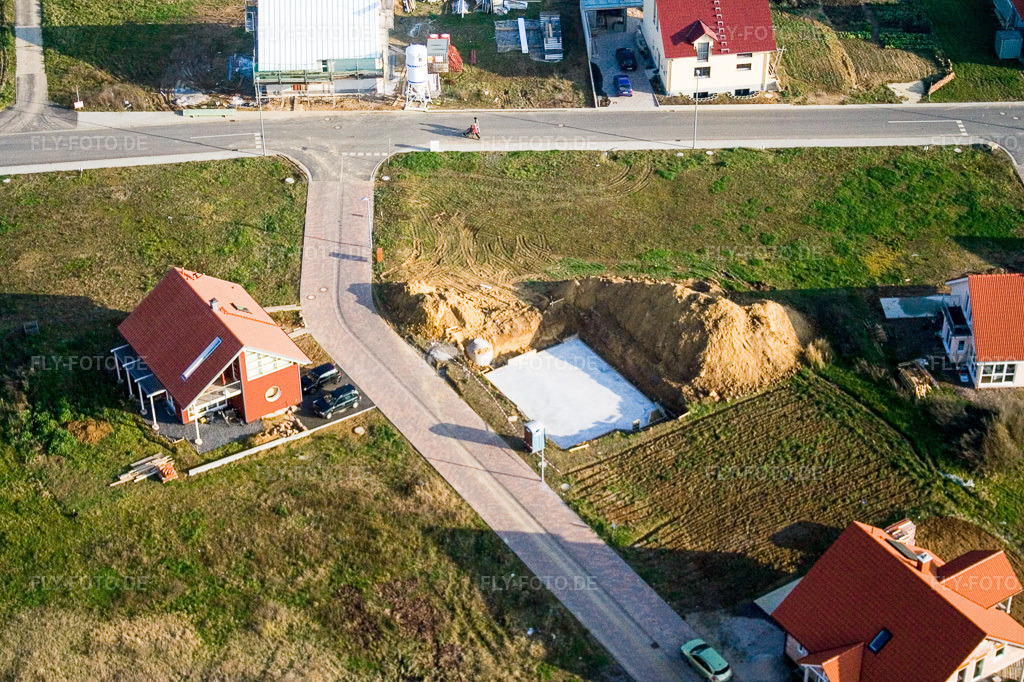 Luftbild: Neubaugebiet NO, Im Unterfeld im Ortsteil Schaidt in Wörth im Bundesland Rheinland-Pfalz in Deutschland. Foto: IMG_5092.jpg vom 24.12.2006 durch Werner Riehm/FLY-FOTO.de