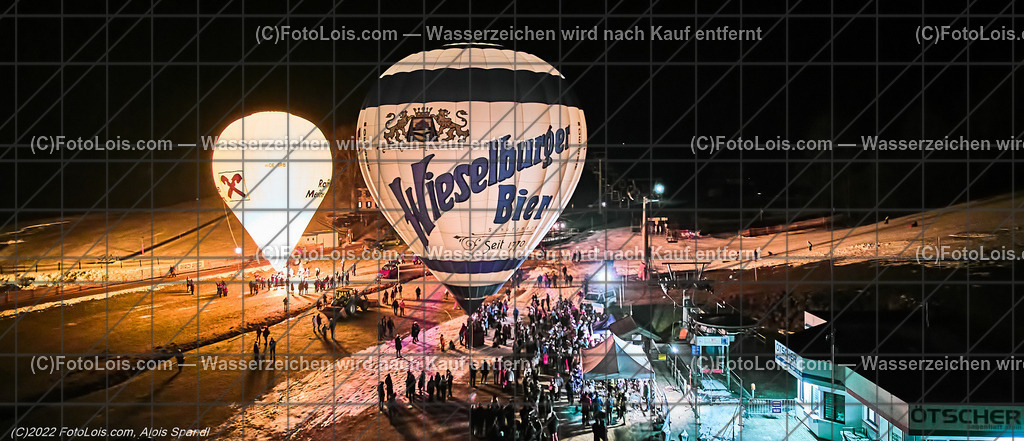 0276_Luftbild_Nacht der Ballone_Lackenhof | (C)FotoLois.com, Alois Spandl, Luftbild, 'Nacht der Ballone' des Ballonclub ÖTSCHERLAND in Lackenhof/Weitental, gemeinsame Veranstaltung mit Tourismusverband ÖTSCHER, Mi 28. Dezember 2022.