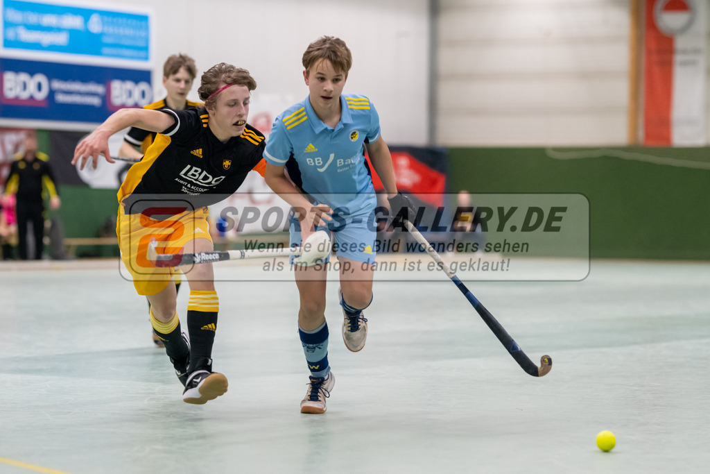 SFE_20230305_0030 | Deutsche Meisterschaft Männliche U16 Halle 2023 am 05.03.2023 in Köln (KTHC Stadion Rot-Weiss Köln Tennis and Hockey Club), Photo: Stephan Fehrmann 2022 (Sports-Gallery)