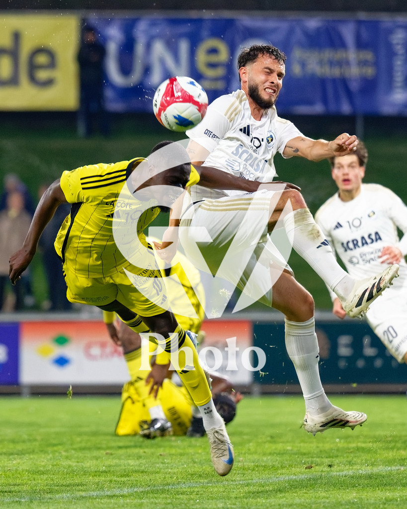 dieci Challenge League - FC Stade Nyonnais v Etoile Carouge FC |  during the dieci Challenge League match between FC Stade Nyonnais and Etoile Carouge FC at Centre sportif de Colovray in Nyon, Switzerland