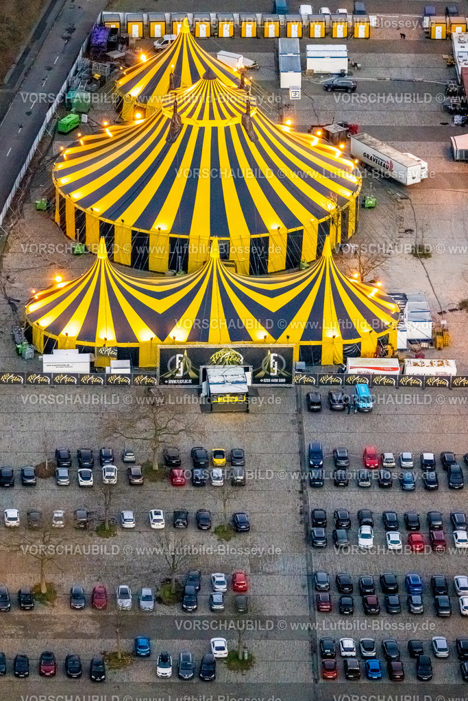 Dortmund230102566 | Luftbild, Zirkus Flic Flac am Remydamm Westfalenpark, Ruhrallee, Dortmund, Ruhrgebiet, Nordrhein-Westfalen, Deutschland