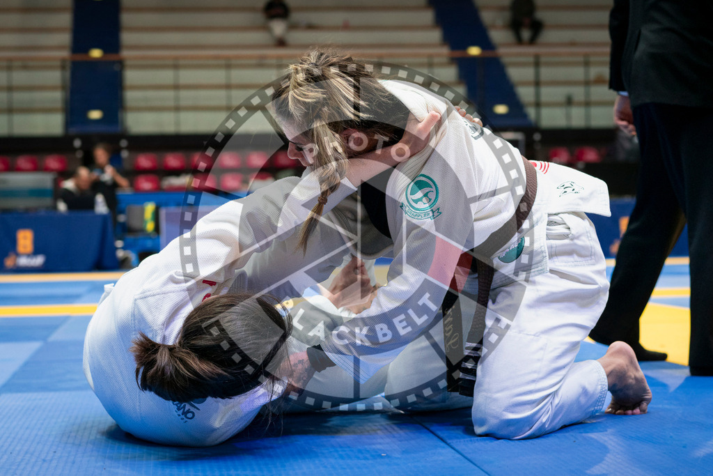 20240126PBB2042 | Fighters compete during the Brazilian Jiu-Jitsu European Championship of the IBJJF in Paris, France, on January 26, 2024.