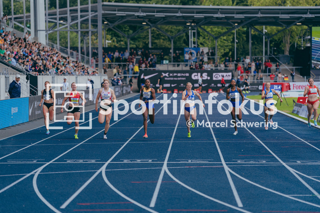 Deutsche Meisterschaften der Frauen und Männer 2026 | 200-Meter-Lauf, Finale, Deutsche Meisterschaften der Frauen und Männer 2026, Lohrheidestadion Bochum-Wattenscheid, 26.07.2026. Foto: Marcel Schwering / sportimfokus - Realisiert mit Pictrs.com