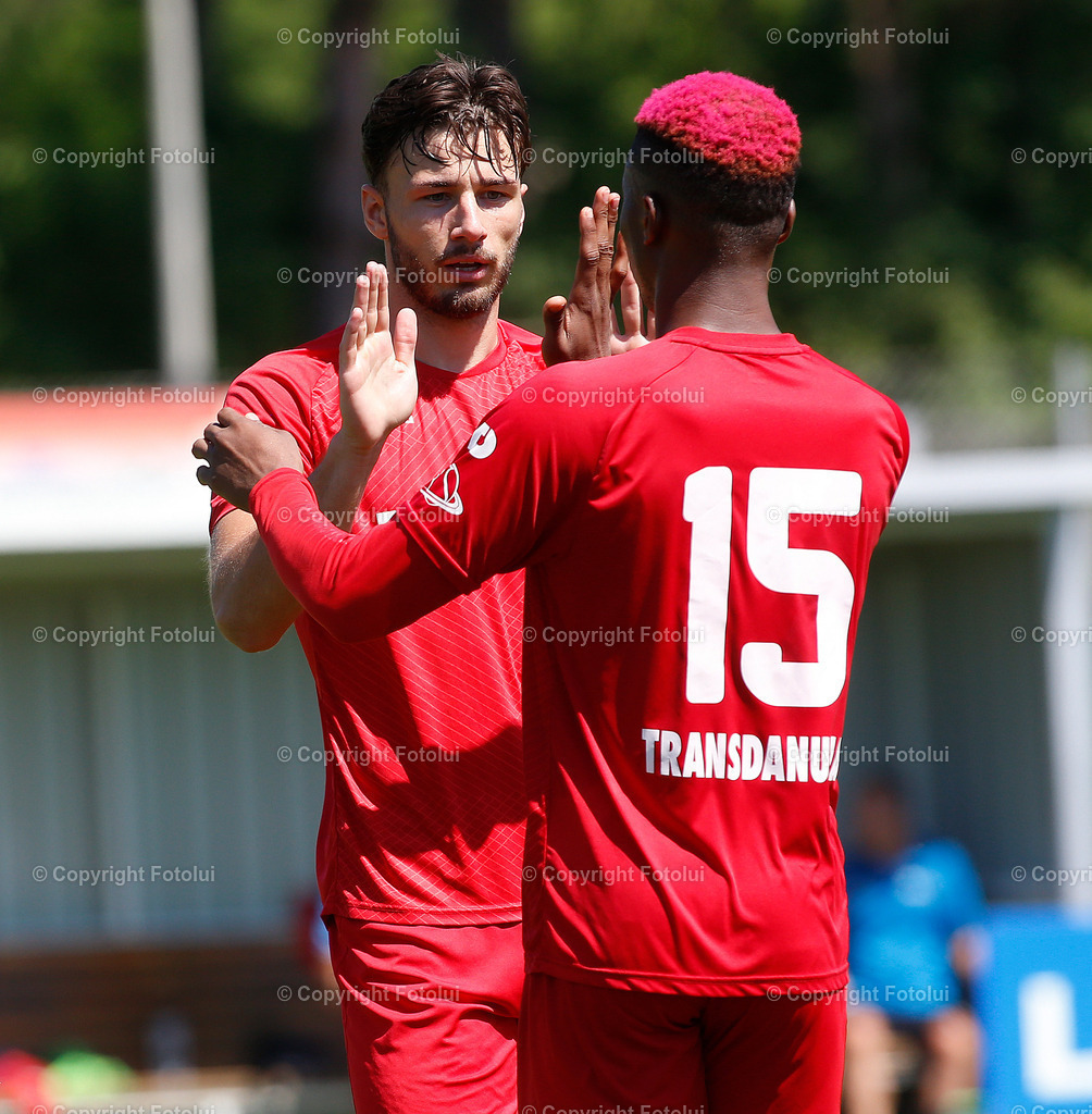 A_LUI_19072025_23 | SPORT,FUSSBALL ,TESTSPIEL ASKOE OEDT-UNION RAIFFEISEN MONDSEE 19.07.2025 IM BILD:LTORSCHUETZE TONI BARISIC UND JONATHAN ALUKWU (OEDT) UND (MONDSEE) FOTO:FOTOLUI
