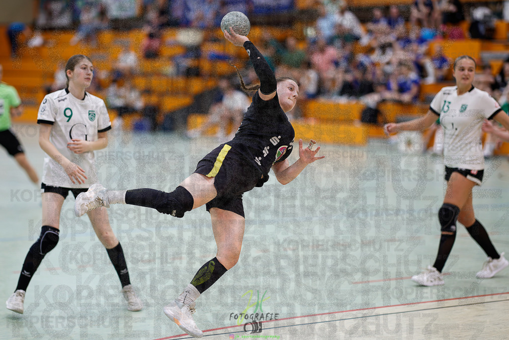 Quali-Turnier JBL wJA; Frisch Auf Göppingen - HC Rödertal | Quali-Turnier JBL wJA; Frisch Auf Göppingen - HC Rödertal am 31.05.2025 in Oberkleen (Weidig-Halle)Photo © 2025 - Jörg Heinrich - Realisiert mit Pictrs.com