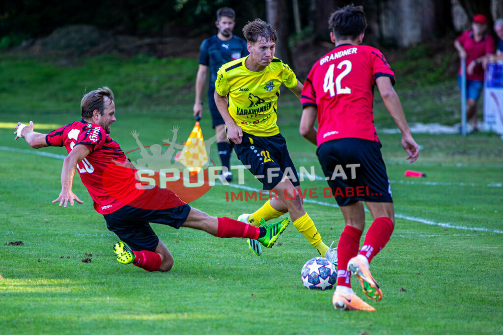 Kärntner Liga | Kärntner Liga ATUS Ferlach - ASKÖ Köttmannsdorf am 02.09.2023 in Ferlach
(Sportplatz), Austria, (Photo by Ernst Krawagner sport-fan.at) - Realisiert mit Pictrs.com