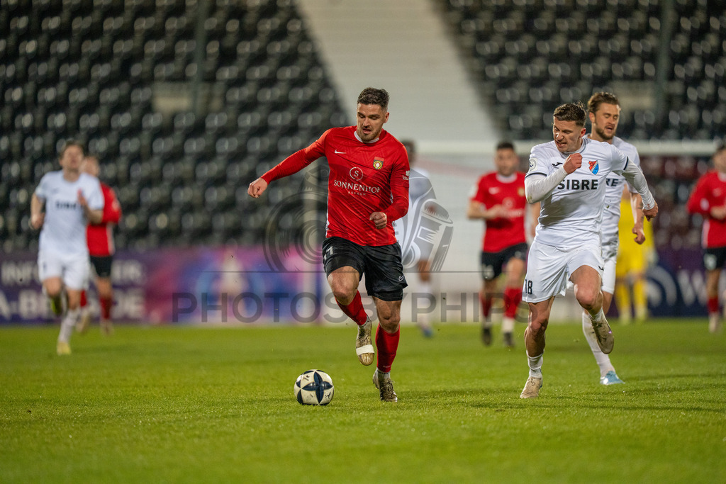 SG Sonnenhof Grossaspach vs. TSV Steinbach Haiger, Fussball, Regionalliga Suedwest, 25. Spieltag, 20.03.2026 | Michael Kleinschrodt (SG Sonnenhof Großaspach, #11),SG Sonnenhof Grossaspach vs. TSV Steinbach Haiger, Fussball, Regionalliga Suedwest, 25. Spieltag, 20.03.2026Foto: photosbyphips/Philip Ziegler