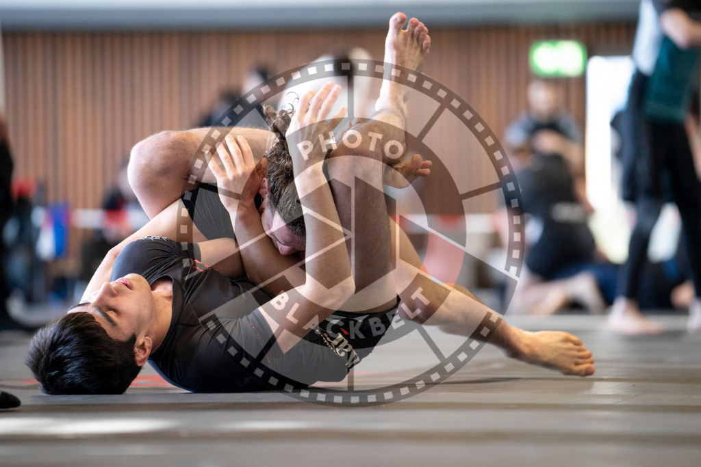 20240309PBB6567 | Fighters compete during the International Luta Livre (ILLCS) Spring Championship in Hannover, Germany, on March 9, 2024.