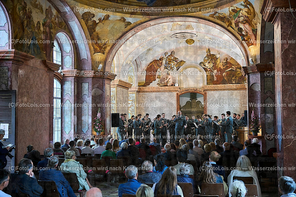 ALP1883_XXXIX_Chopin-Festval_Ausklang_Militaermusik NOe | (C)FotoLois.com, Alois Spandl, XXXIX. internationales CHOPIN-Festival in der Kartause Gaming, AUSKLANG in der Barockbibliothek mit der Militärmusik Niederösterreich unter der Leitung von Militärkapellmeister Oberst Adolf Obendrauf, So 6. August 2023.