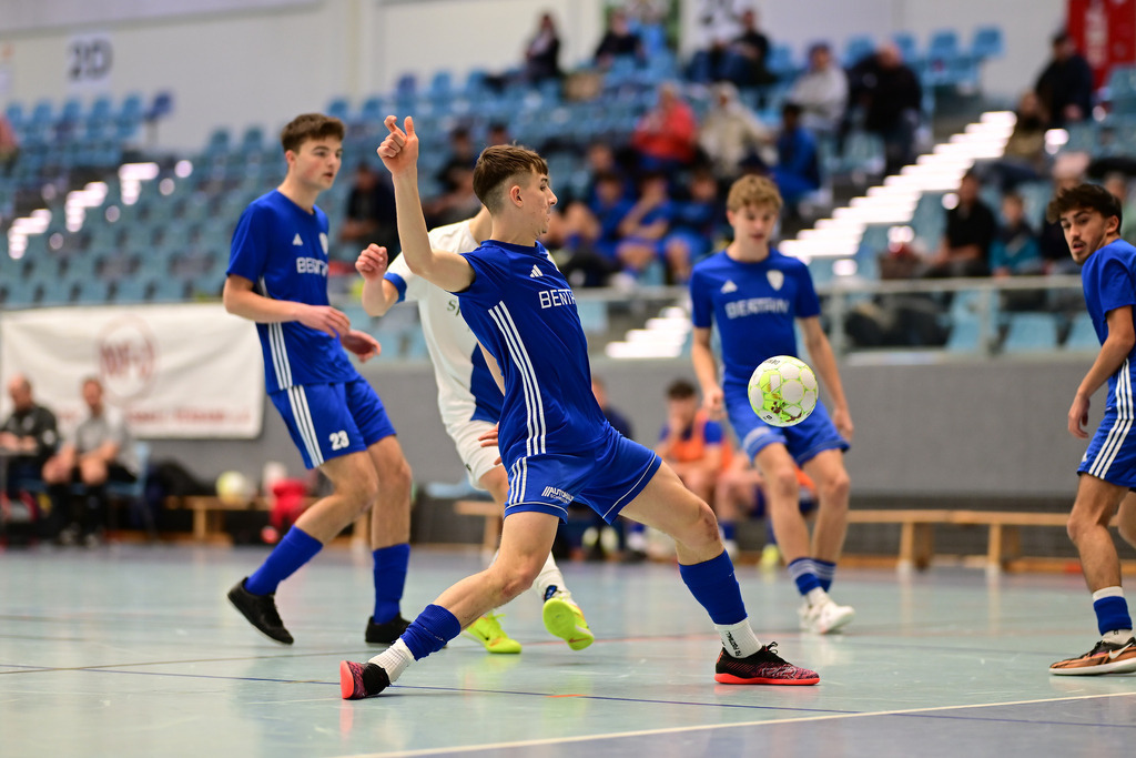 Futsal I Junioren I Saison 2024-2025 I NORDFV Regionalmeisterschaft I 081483 | Der Sportfotograf. - Realisiert mit Pictrs.com