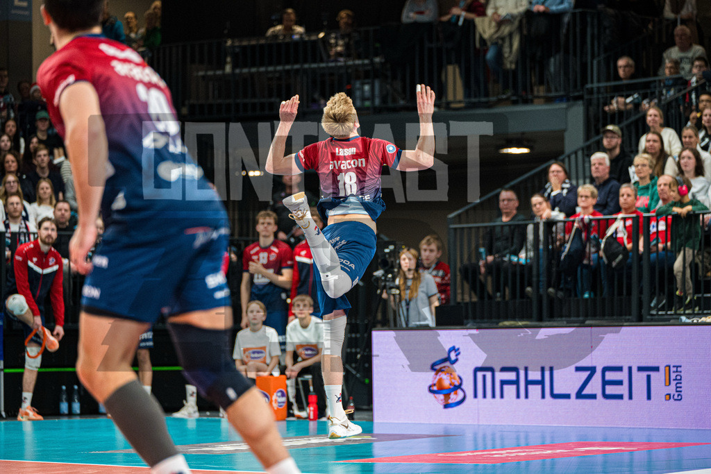 Volleyball I Herren I Saison 2025/2026 I Bundesliga I 10. Spieltag I SVG Lüneburg - WWK Volleys Herrsching | CONTRAST ZERØ MEDIA - Realisiert mit Pictrs.com