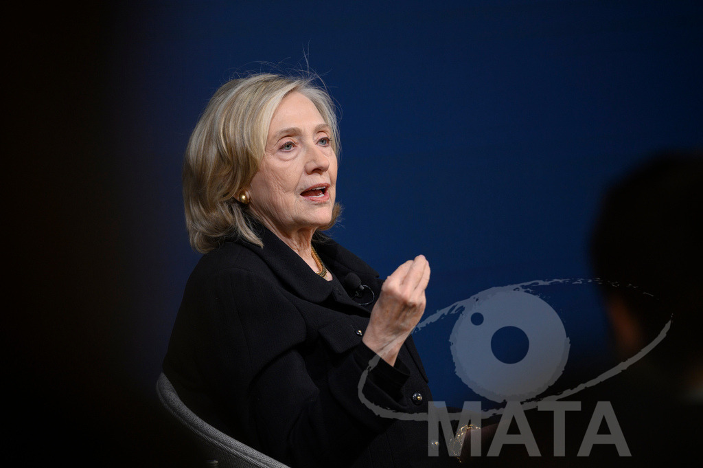 _DWI2744 | Die US-Politikerin Hillary Clinton auf der Veranstaltung Bridging Scholarship and Statecraft im Rahmen der Münchner Sicherheitskonferenz 2026. München, 13.02.2026 Bayern Deutschland  - Realisiert mit Pictrs.com