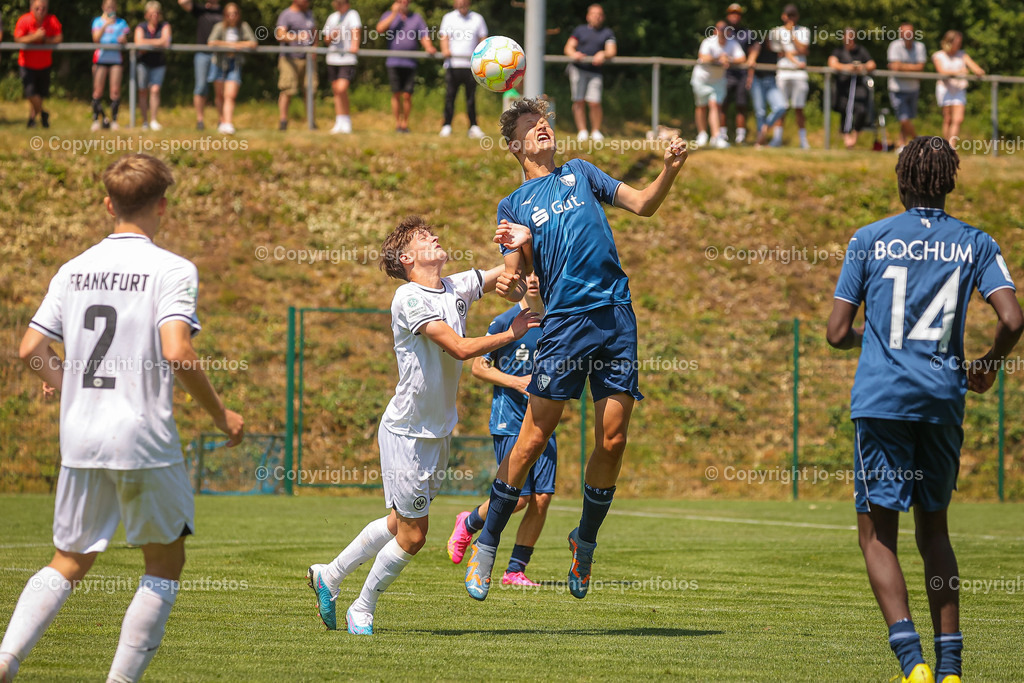 BQ3I4948 | 17.06.2023; Testspiel; Rasenplatz Offdilln; VfL Bochum U17 - Eintracht Frankfurt U17; Ergebnis: 3:1 (1:1)