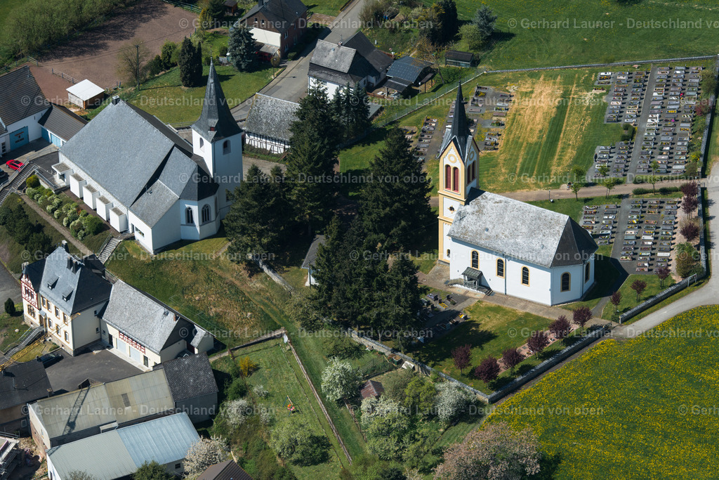 3490815 | Evang. Kirche und Kirche St.Johannis, Biebern