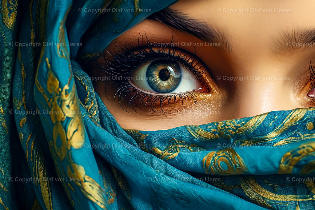 Augen | verschleiertes Gesicht
