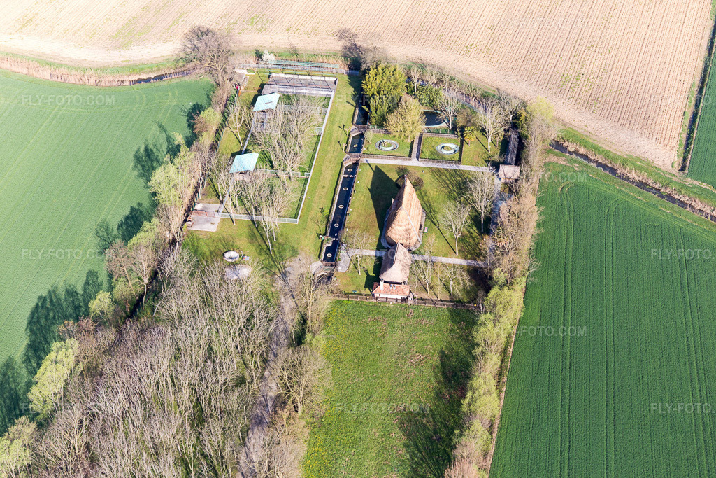 Aerial view: View of the town in Cedrugno in the state Veneto, Italy.Photo: IMG_105731.jpg taken on 04/08/2018 by Werner Riehm/FLY-FOTO.comResolution of the original: 5472 x 3648 px