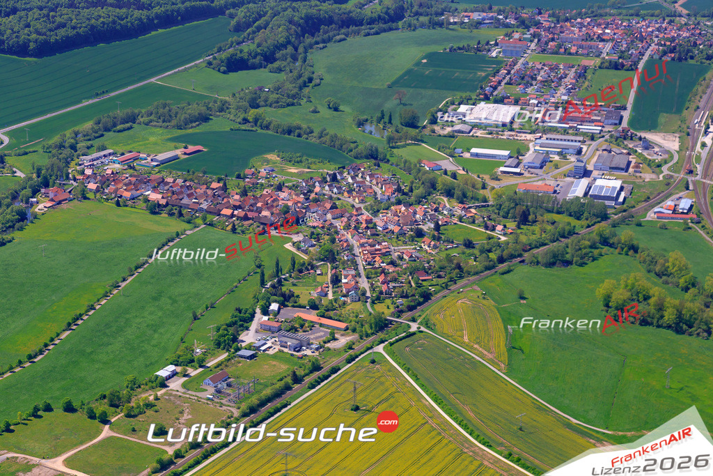 Das Luftbild der Stadt Einhausen wurde 2018 vom Flugzeug heraus erstellt (keine Drohne) Aufnahmehöhe ca.400 Meter- hohe Auflösung für beste Druck-Qualität