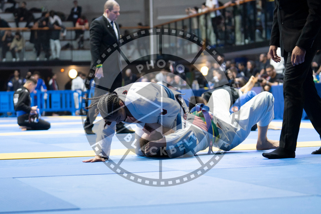 20240119PBB2157 | Fighters compete during the IBJJF European Championship in Paris, France, on January 19, 2024.
