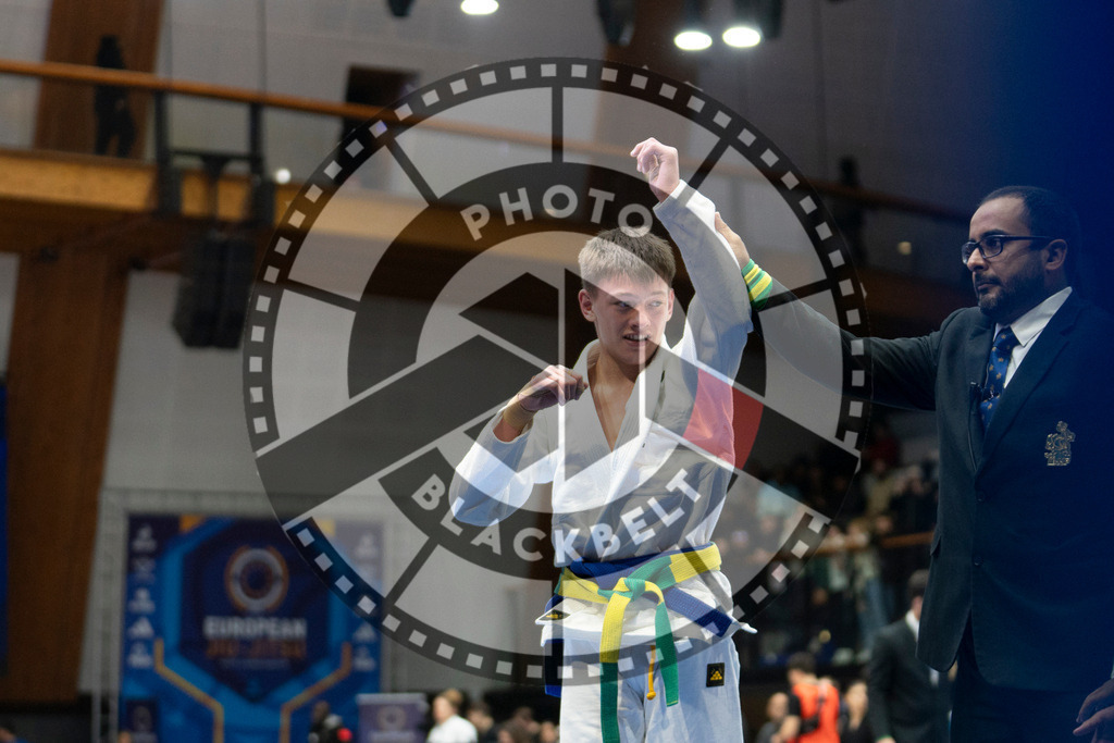 20240119PBB1810 | Fighters compete during the IBJJF European Championship in Paris, France, on January 19, 2024.