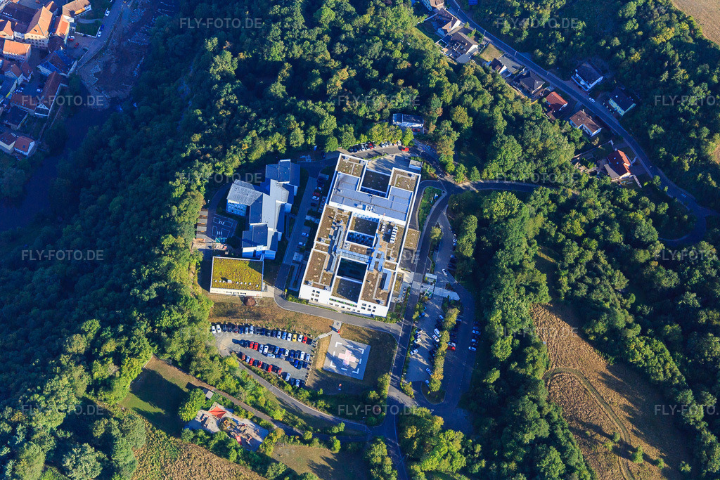 Luftbild: Gesundheitszentrum Glantal in Meisenheim im Bundesland Rheinland-Pfalz in Deutschland. Foto: IMG_109850.jpg vom 06.08.2018 durch Werner Riehm/FLY-FOTO.deGesundheitszentrum Glantal