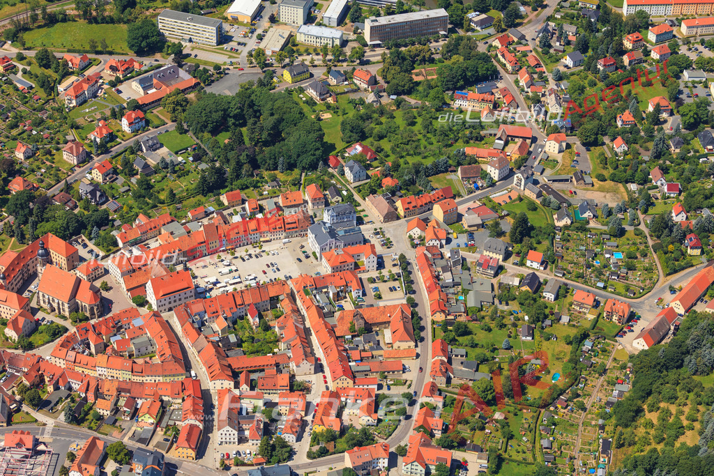 Luftbild von  Dippoldiswalde - Luftaufnahme wurde 2016 von https://frankenair.de mittels Flugzeug (keine Drohne) erstellt - die Geschenkidee