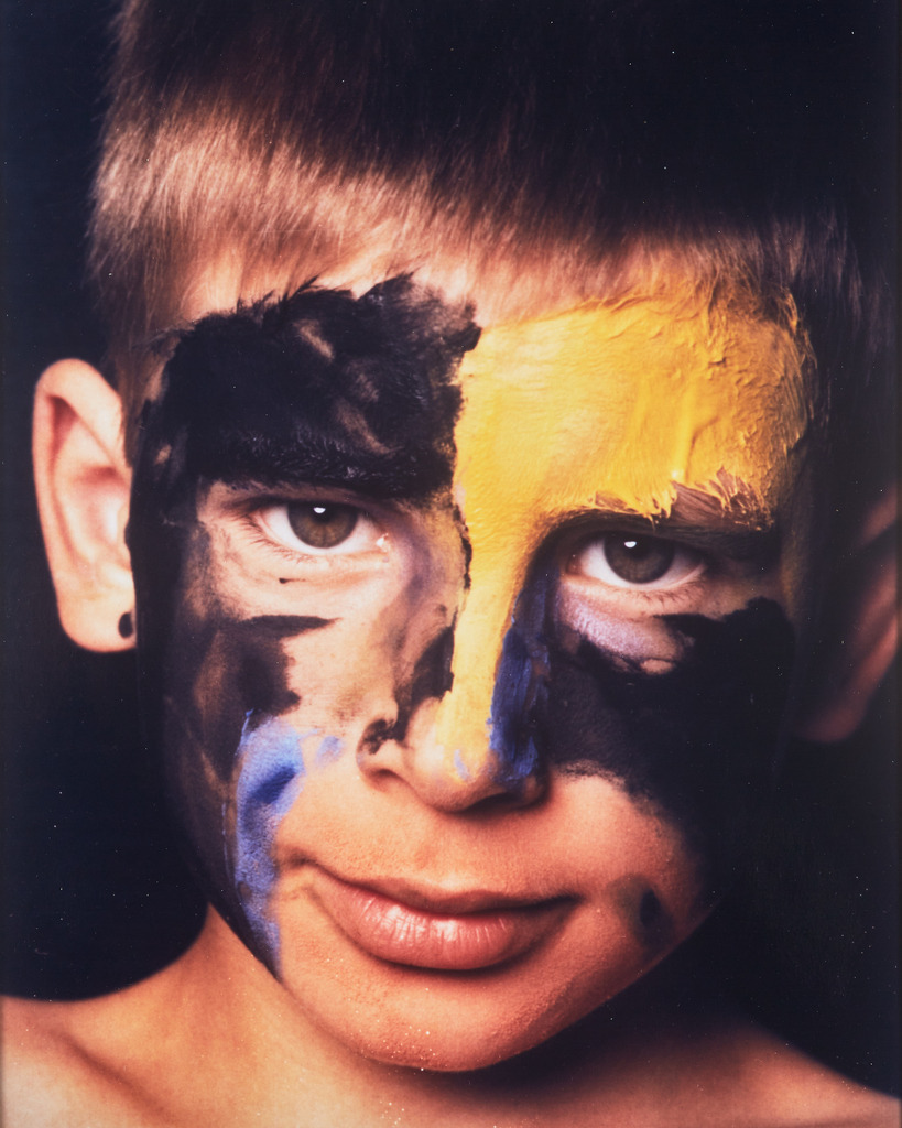 006art_Bee-Braxm_0893 | Werk aus  dem Jahr 1994   Nach einer Aktion im Ritterhausmuseum Offenburg. Kunstmaler Rainer Braxmaier und Modefotograf Wilfried Beege.