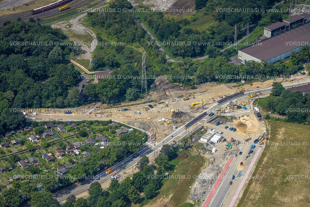 Duisburg220702495 | Luftbild, Baustelle Weseler Straße Ecke Willy-Brandt-Ring, Marxloh, Duisburg, Ruhrgebiet, Nordrhein-Westfalen, Deutschland
