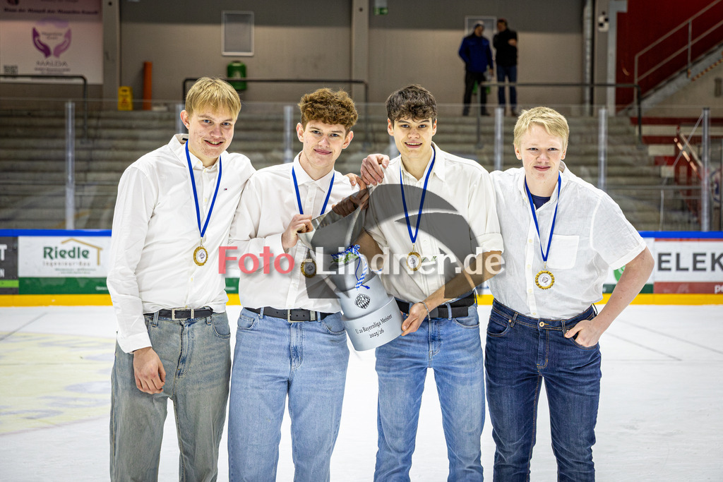 Peißenberg MINERS U20 Meisterfeier | Eishockey Bayernliga U20 Siegerehrung 2026, Peißenberg MINERS U20 Meisterfeier, 20260314,,2026-03-14 in Peißenberg (flatbuy Arena Peißenberg), Copyright: WolfgangxLindner www.foto-lindner.de